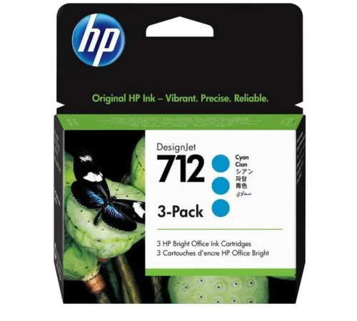Картридж HP 712 3-Pack 3ED77A