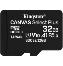Карта памяти 32Gb MicroSD Kingston Canvas Select Plus SDCS2/32GBSP