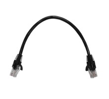 Патч-корд UTP4 cat 5e 0,25м ВС LSZH черный литой коннектор Netko Optima N.BC.UTP.5e-0.25m-1-lszh (67586)