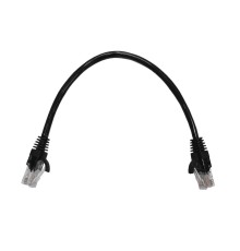 Патч-корд UTP4 cat 5e 0,25м ВС LSZH черный литой коннектор Netko Optima N.BC.UTP.5e-0.25m-1-lszh (67586)