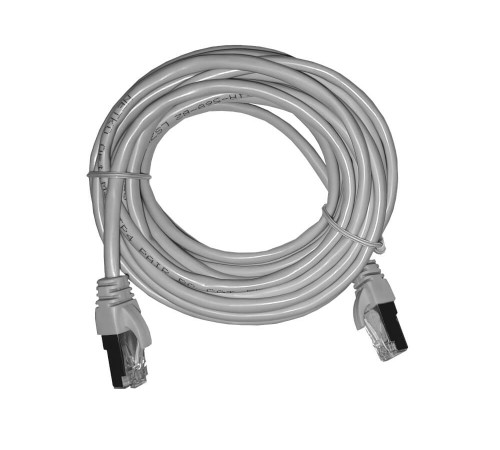 Патч-корд FTP4 cat.5е 5.0м BC LSZH серый литой коннектор Netko Optima N.BC.FTP.5e-5.0m-2-lszh (68887)