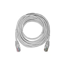Патч-корд UTP4 cat 5е 5,0м BC LSZH серый литой коннектор Netko Optima N.BC.UTP.5e-5.0m-2-lszh (67625)
