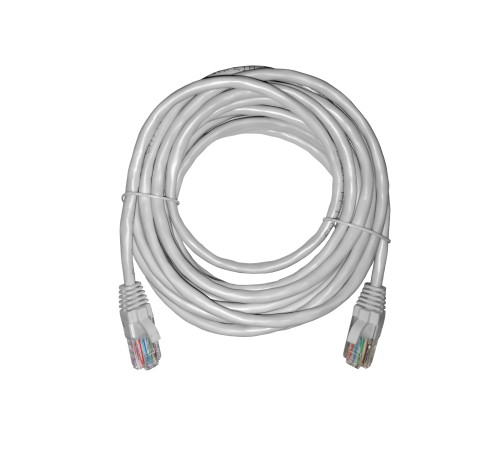 Патч-корд UTP4 cat 5е 5,0м BC LSZH серый литой коннектор Netko Optima N.BC.UTP.5e-5.0m-2-lszh (67625)