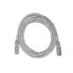 Патч-корд UTP4 cat.5е 2.0м CCA LSZH серый литой коннектор Netko Optima N.CCA.UTP.5e-2.0m-2-lszh (67570)