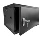 Шкаф настенный 9U серия WMA (Wall Maestro) (600х600х500) передняя дверь металл разборный черный Netko А N.WMA.6609MWD.69143.BK (69143)