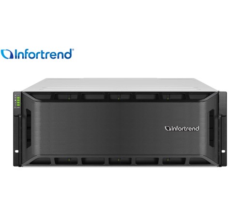 Система хранения данных Infortrend EonStor GS 4000 Gen3 4U/24bay Dual controller, 4x12Gb/s SAS EXP, 4x host board, 4x4GB,2x(PSU+FAN),2x(SuperCap.+flash), 24xdrive trays and 1xRMkit (GS 4024R3-D) (id 34371)