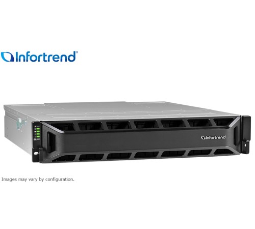 Система хранения данных Infortrend EonStor GS 4000 2U/24bay U.2 NVMe AFA,unified Dual controller,4x host board,6x8GB,2x(PSU+FAN),2x(SuperCap.+Flash),24xdrive trays,1xRM kit (GS 4024UR2) (id 34370)