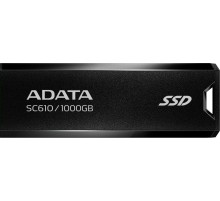 Накопитель SSD USB 3.1 Adata SC610-1000G-CBK/RD