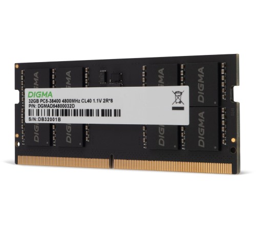 Память DDR5 32GB 4800MHz Digma DGMAS54800032D