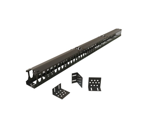 Вертикальный кабельный организатор Hyperline CMF-OTR-32U-89x106-C-RAL9005