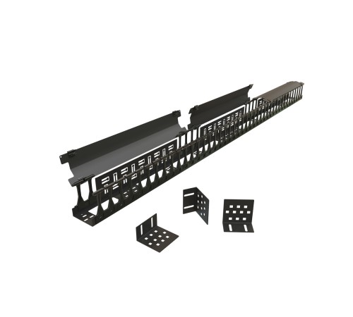 Вертикальный кабельный организатор Hyperline CMF-OTR-42U-89x106-C-RAL9005