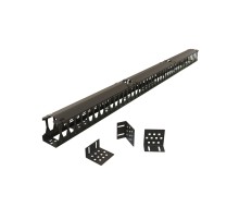 Вертикальный кабельный организатор Hyperline CMF-OTR-47U-89x106-C-RAL9005