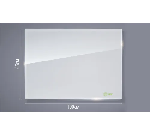 Доска стеклянная Cactus CS-GBD-65X100-WT-TM