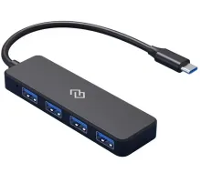 Разветвитель USB-C Digma DHUB-4USB-C-2.0