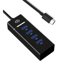 Разветвитель USB-C Digma DHUB-4USB-C-3.0