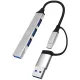Разветвитель USB-C Digma DHUB-4USB-AC-3.0