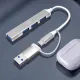 Разветвитель USB-C Digma DHUB-4USB-AC-3.0
