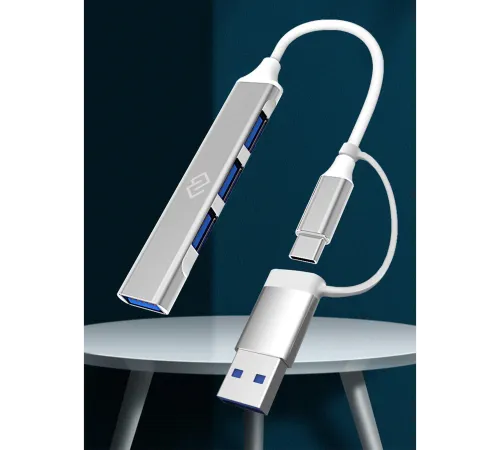 Разветвитель USB-C Digma DHUB-4USB-AC-3.0 Разветвитель USB-C Digma DHUB-4USB-AC-3.0