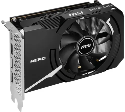 Видеокарта NVIDIA GeForce RTX 4060 MSI OC 8Gb AERO ITX 8G