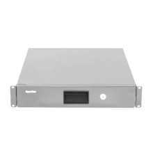 Полка (ящик) для документов с замком 2U 88х483х360мм (ВхШхГ) цвет серый (RAL 7035) Hyperline TDR3-2U-360-RAL7035