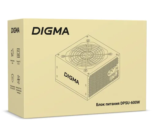 Блок питания Digma ATX 600W DPSU-600W
