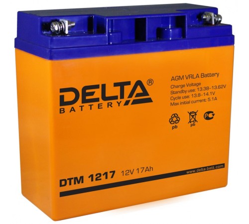 Аккумулятор Delta DTM 1217