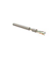 Кабель витая пара Hyperline UUTP4R-C6-S23-IN-LSLTX-GY-305