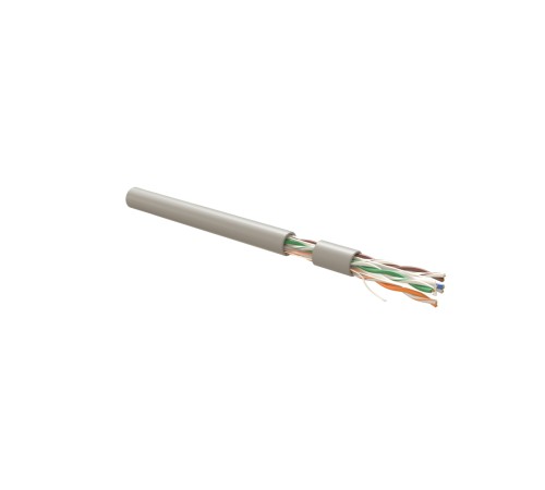 Кабель витая пара Hyperline UUTP4R-C6-S23-IN-LSZH-GY-305