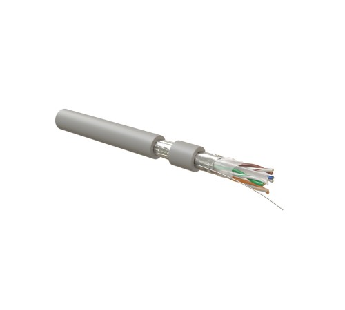 Кабель витая пара Hyperline FUTP4R-C6-S23-IN-LSLTX-GY-305