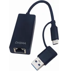 Сетевой адаптер 2.5G Ethernet Digma DLA-GTUC01