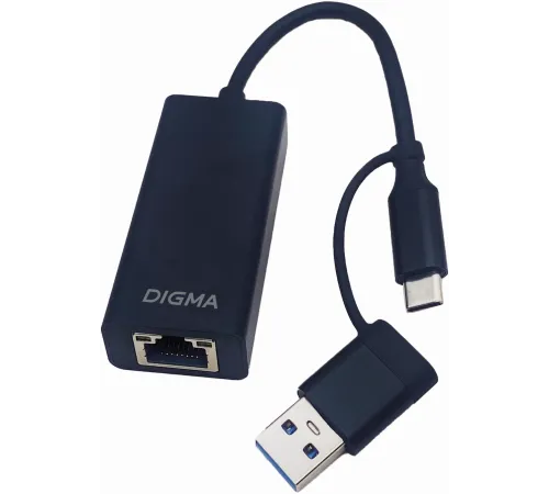 Сетевой адаптер 2.5G Ethernet Digma DLA-GTUC01 Сетевой адаптер 2.5G Ethernet Digma DLA-GTUC01