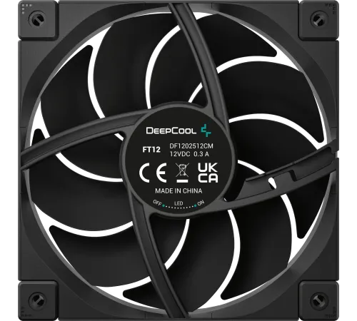 Вентилятор для корпуса DeepCool FT12 R-FT12-BKWPN1-G