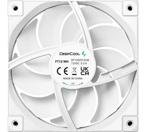 Вентилятор для корпуса DeepCool FT12 R-FT12-WHWPN1-G