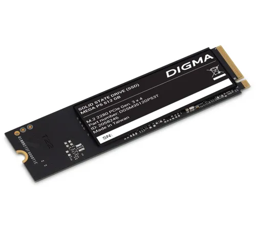 Накопитель SSD Digma PCIe 3.0 x4 512GB DGSM3512GP53T