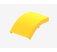 Крышка на угол 45° внешний (вниз) для оптического лотка 120мм Hyperline FBTR-120-ERS45-CVR