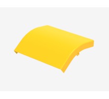 Крышка на угол 45° внешний (вниз) для оптического лотка 240мм Hyperline FBTR-240-ERS45-CVR