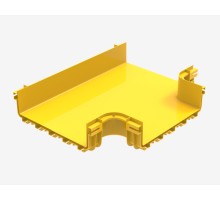 Ответвитель Т-образный пластиковый 360х100 (c 15 винтами) Hyperline FBTR-360-TEE