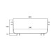 Оптический лоток 240x100x2000мм Hyperline FBTR-240-2000