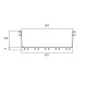 Оптический лоток 300x100x2000мм Hyperline FBTR-300-2000
