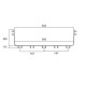 Оптический лоток 360x100x2000мм Hyperline FBTR-360-2000