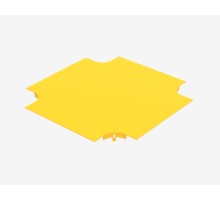 Крышка на ответвитель крестообразный пластиковый оптического лотка 300мм Hyperline FBTR-300-CRS-CVR