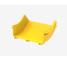 Вертикальный угол 45° внутренний (вверх) для оптического лотка 360мм Hyperline FBTR-360-IRS45