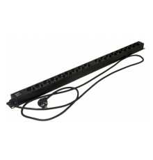 Блок розеток вертикальный Hyperline SHE-18SH-2.5EU
