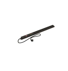 Блок розеток вертикальный Hyperline SHE-10SH-AV-SF-2.5EU