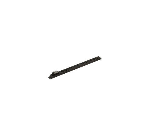 Блок розеток вертикальный Hyperline SHE-12SH-B-CB