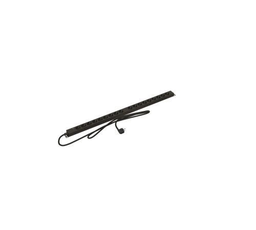 Блок розеток вертикальный Hyperline SHE-18SH-I-2.5EU