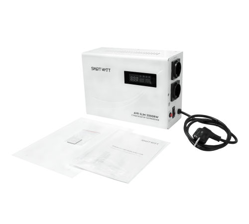 Релейный стабилизатор напряжения Smartwatt AVR SLIM 2000RW 4512020310004