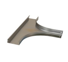 Ответвитель Т-образный горизонтальный плавный 100x80 R100-0 8 мм Hyperline RST-TTS-100-80-0 8-R100-SZ RST-TTS-100-80-0,8-R100-SZ
