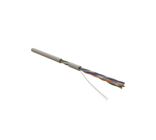 Кабель витая пара Hyperline UUTP4-C5E-S24-IN-PVC-GY-100
