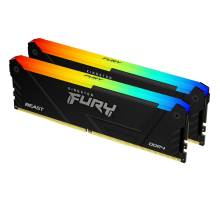 Оперативная память 16Gb DDR4 2666MHz Kingston Fury Beast RGB KF426C16BB2AK2/16